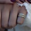 925 Sterling Silver Bead Ring - Image 6
