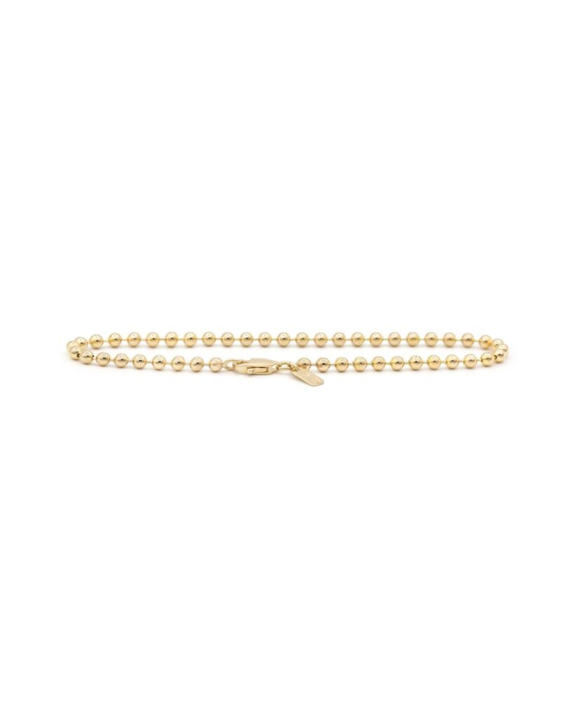 925 Sterling Silver Beaded Diamond Bracelet