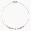 Versatile bracelet with layered styling appeal and bezel settings