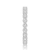 925 Sterling Silver Bezel Set Diamond Eternity Ring - Image 5