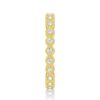 925 Sterling Silver Bezel Set Diamond Eternity Ring - Image 8
