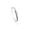 925 Sterling Silver Blue Sapphire and Diamond Bracelet - Image 3