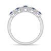 925 sterling silver ring with rhodium finish and slim 2mm profile