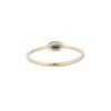 925 Sterling Silver Blue Sapphire Dainty Ring - Image 5