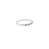 925 Sterling Silver Blue Sapphire Diamond Half Eternity Band - Image 5