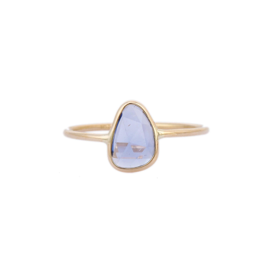 925 Sterling Silver Blue Sapphire Ring