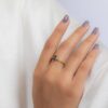 925 Sterling Silver Blue Sapphire Ring - Image 5