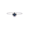 925 Sterling Silver Blue Sapphire Stacking Ring
