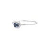 925 Sterling Silver Blue Sapphire Stacking Ring - Image 4