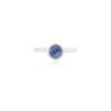 925 Sterling Silver Blue Sapphire Statement Ring