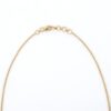 925 Sterling Silver Blue Topaz Drop Chain Diamond Necklace - Image 5