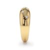 925 Sterling Silver Bold Starburst Dome Diamond Ring - Image 5