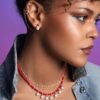 925 Sterling Silver earrings with thick gold plating and mixed stones