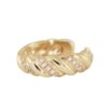 925 Sterling Silver Braided Diamond Ear Band