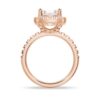 925 Sterling Silver Brilliant Halo Round Diamond Engagement Ring - Image 12