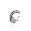 Gold-plated ear cuff in a clean artistic silhouette