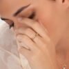 925 Sterling Silver Chain Link Diamond Ring - Image 4