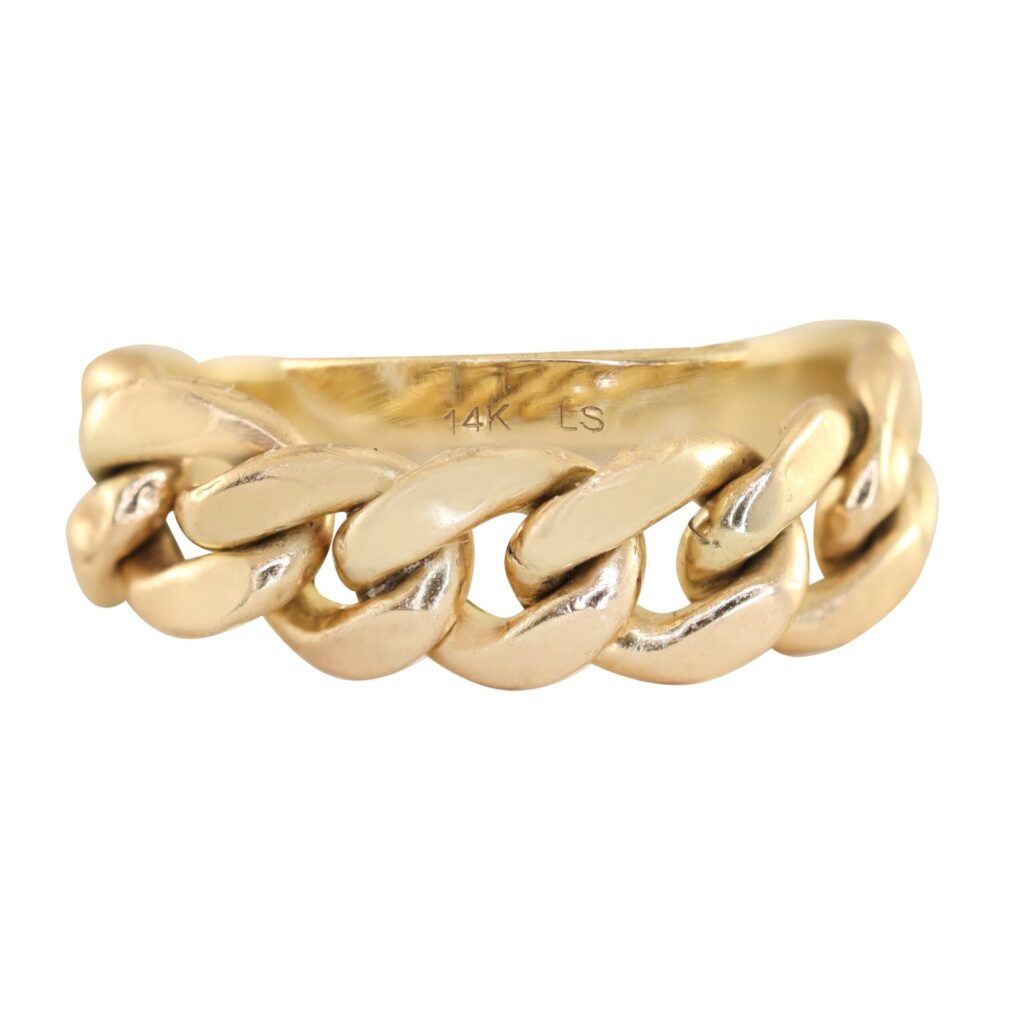 925 Sterling Silver Chain Ring
