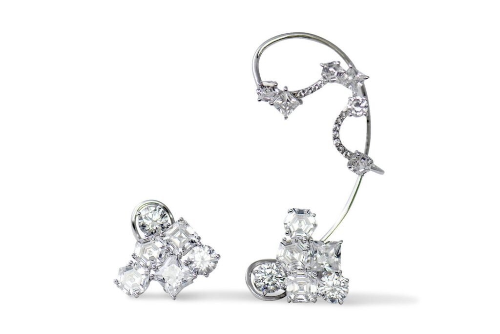 925 Sterling Silver Champagne Bubbles Earrings