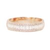 925 Sterling Silver Channel Baguette Diamond Ring