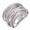 Gold-plated 925 sterling silver ring with chunky silhouette