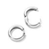925 sterling silver hoop earrings with a 25mm outer diameter