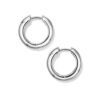 925 sterling silver hoop earrings designed with a confident, everyday look