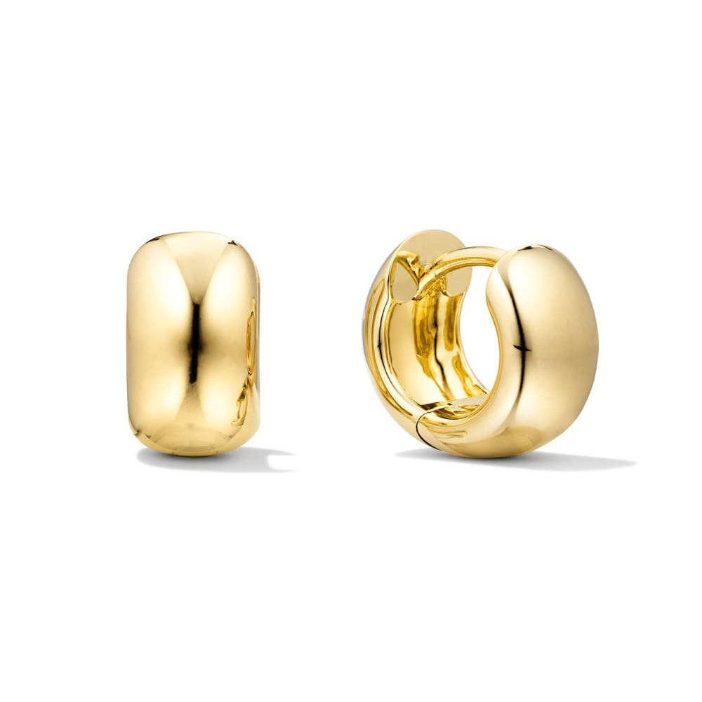 925 Sterling Silver Chunky Small Hoop Earrings