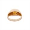 Elegant sterling silver ring with a single 1.48 ct citrine