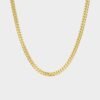 Classic Cuban chain in 925 sterling silver with 7mm width