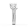 925 Sterling Silver Classic Cushion Cut Three Stone Diamond Engagement Ring - Image 21
