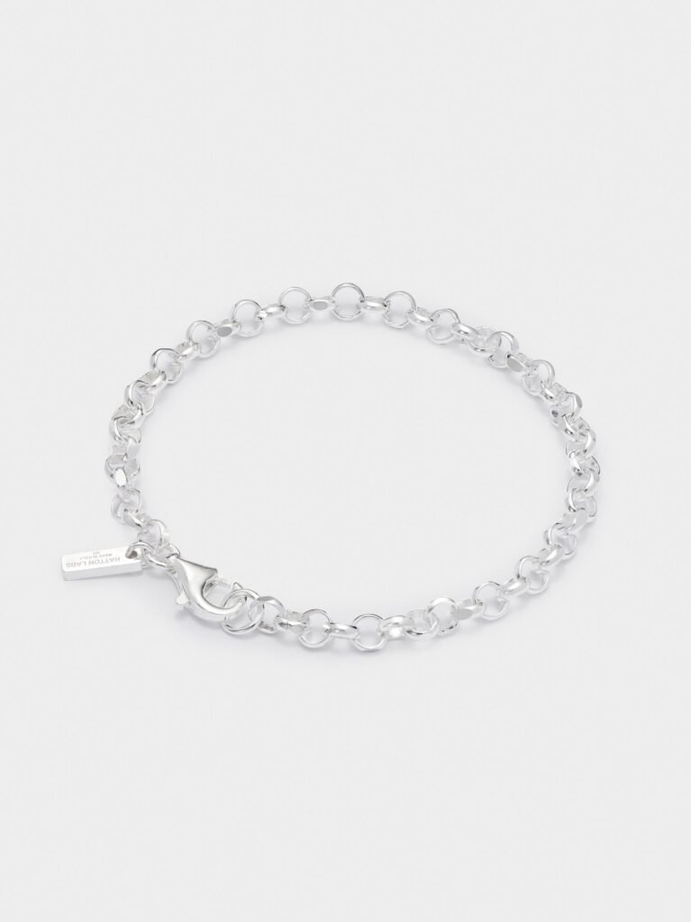 925 Sterling Silver Classic Diamond Cut Belcher Bracelet