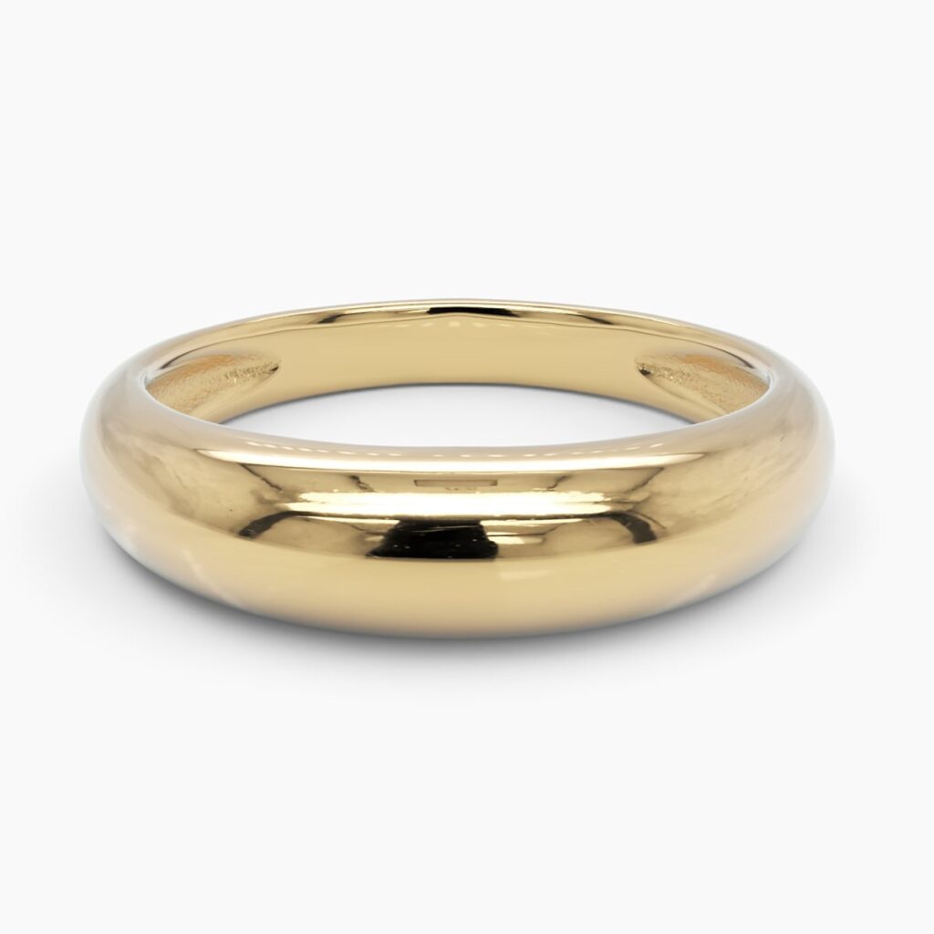 925 Sterling Silver Classic Dome Ring