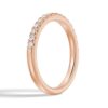925 Sterling Silver Classic French Pave Diamond Anniversary Band - Image 10