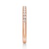 925 Sterling Silver Classic French Pave Diamond Anniversary Band - Image 11
