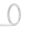 925 Sterling Silver Classic French Pave Diamond Anniversary Band - Image 4