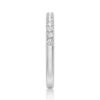 925 Sterling Silver Classic French Pave Diamond Anniversary Band - Image 5