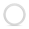 925 Sterling Silver Classic French Pave Diamond Anniversary Band - Image 6