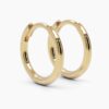 925 Sterling Silver Classic Hoop Earrings