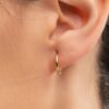 925 Sterling Silver Classic Hoop Earrings - Image 2