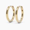 925 Sterling Silver Classic Hoop Earrings - Image 4