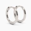 925 Sterling Silver Classic Hoop Earrings - Image 5