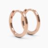 925 Sterling Silver Classic Hoop Earrings - Image 6