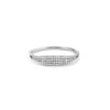 925 Sterling Silver Classic Pave Diamond Signet Ring - Image 2