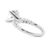 925 Sterling Silver Classic Shared Prong Cushion Cut Diamond Engagement Ring - Image 5