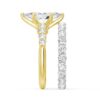 925 Sterling Silver Classic Shared Prong Marquise Cut Diamond Engagement Ring - Image 13