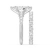 925 Sterling Silver Classic Shared Prong Marquise Cut Diamond Engagement Ring - Image 15
