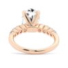 925 Sterling Silver Classic Shared Prong Oval Cut Diamond Engagement Ring - Image 12