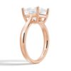 925 Sterling Silver Classic Solitaire Princess Cut Diamond Engagement Ring - Image 10
