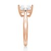 925 Sterling Silver Classic Solitaire Princess Cut Diamond Engagement Ring - Image 11